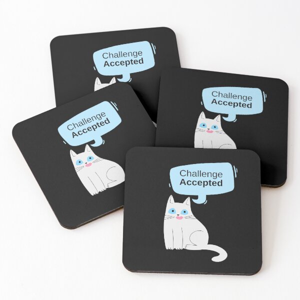 Item preview, Challenge Accepted – Cute White Cat with Pink Lips Phone Case designed and sold by Giota29.
