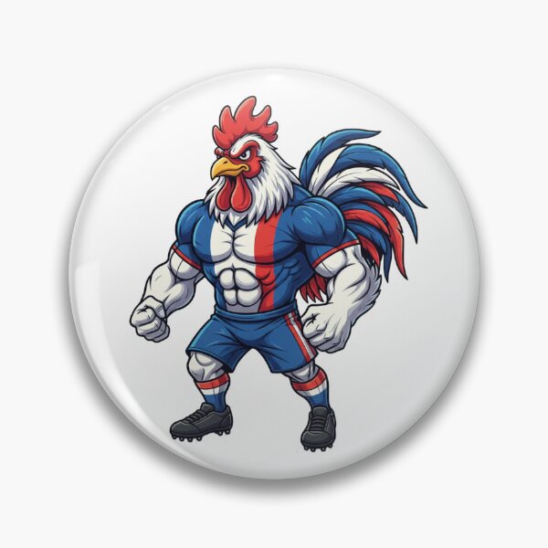 Item preview, Proud French Gallic Rooster Football Mascot 2026 designed and sold by ArtByKatti.