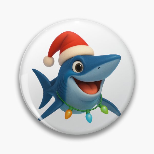 Item preview, Christmas Longfin Mako Shark designed and sold by Sillytoe.