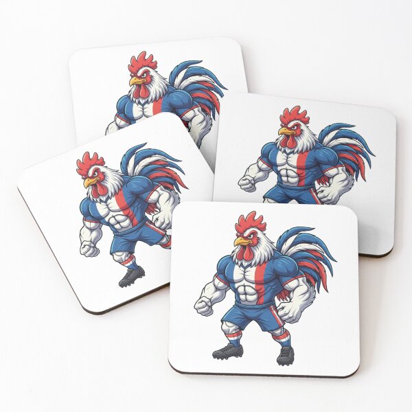 Item preview, Proud French Gallic Rooster Football Mascot 2026 designed and sold by ArtByKatti.