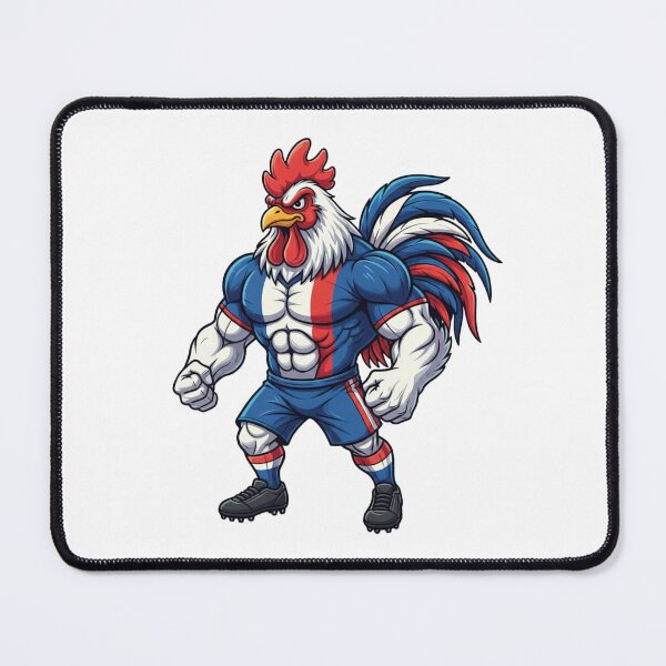 Item preview, Proud French Gallic Rooster Football Mascot 2026 designed and sold by ArtByKatti.