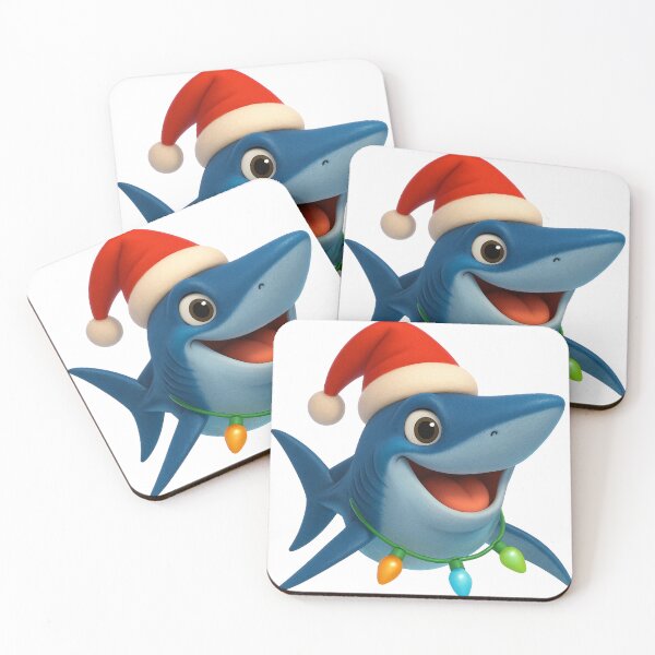 Item preview, Christmas Longfin Mako Shark designed and sold by Sillytoe.