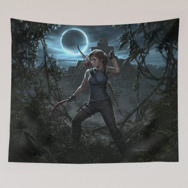 Item preview, The Queen of the Jungle - Lara Croft designed and sold by Kruger8.