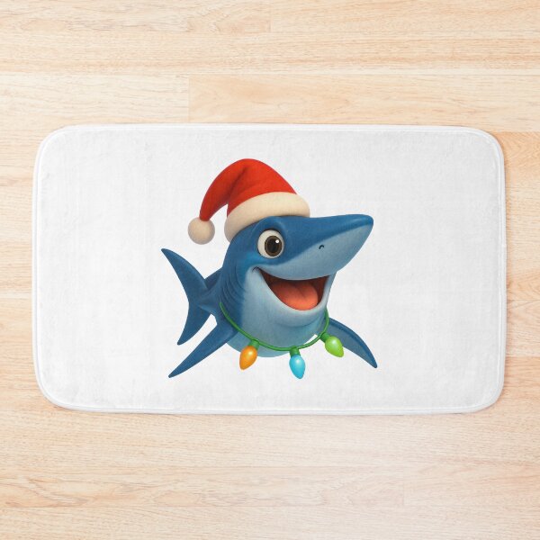 Item preview, Christmas Longfin Mako Shark designed and sold by Sillytoe.