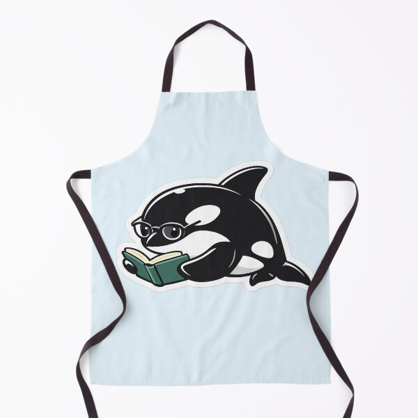 Item preview, Nerdy Orca Reading a Book designed and sold by Orca Chuckle Studios.
