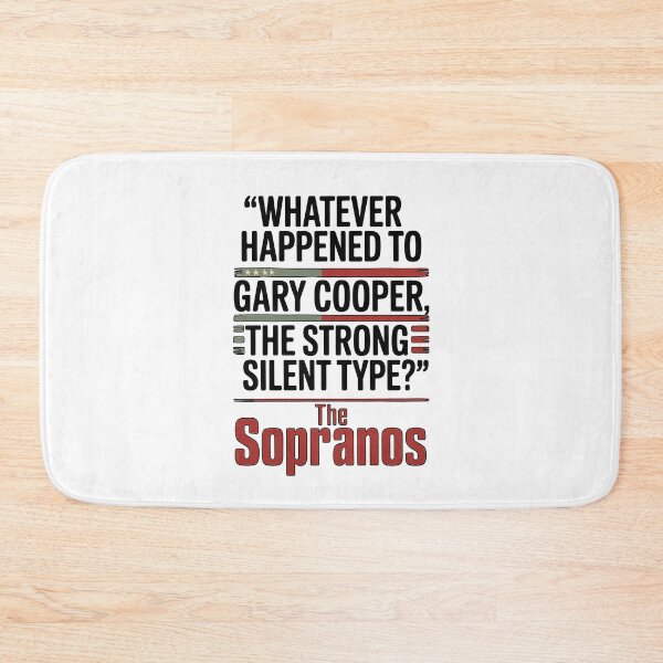 Item preview, Copy of Whatever Happened to Gary Cooper - The Sopranos Minimalist Quote designed and sold by Enea Kelo.