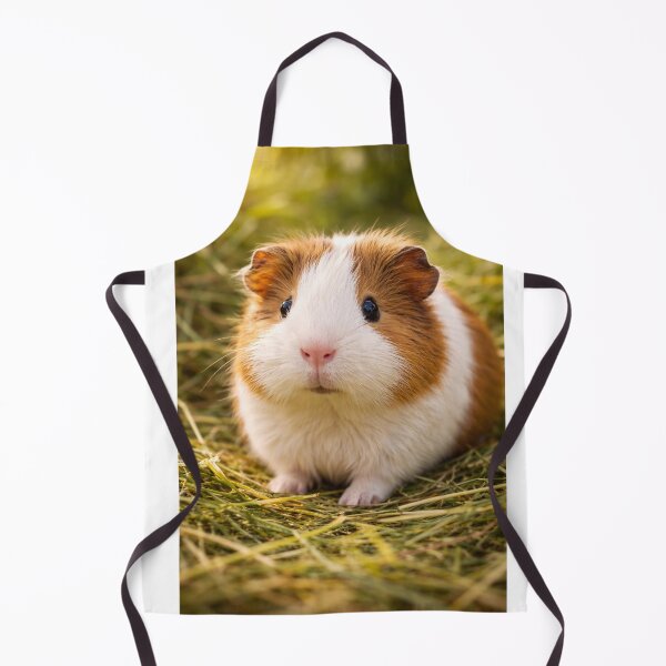 Item preview, Adorable guinea Pig on Hay - Cozy Animal Art Print for Home Decor designed and sold by CzipipitoStudio.