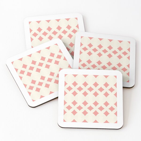 Item preview, Minimalistic pink repeating pattern  designed and sold by VitSArt.
