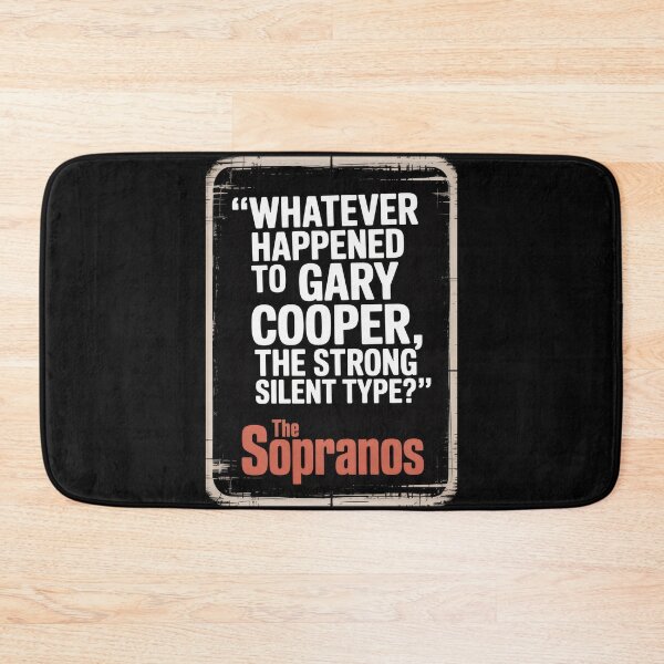 Item preview, Whatever Happened to Gary Cooper - The Sopranos Minimalist Quote designed and sold by Enea Kelo.