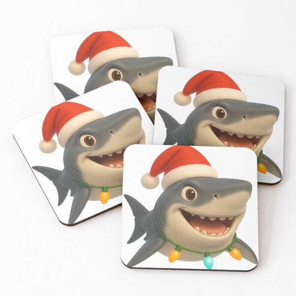 Item preview, Christmas Megalodon Shark designed and sold by Sillytoe.