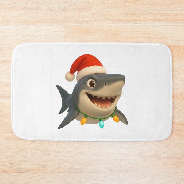 Item preview, Christmas Megalodon Shark designed and sold by Sillytoe.