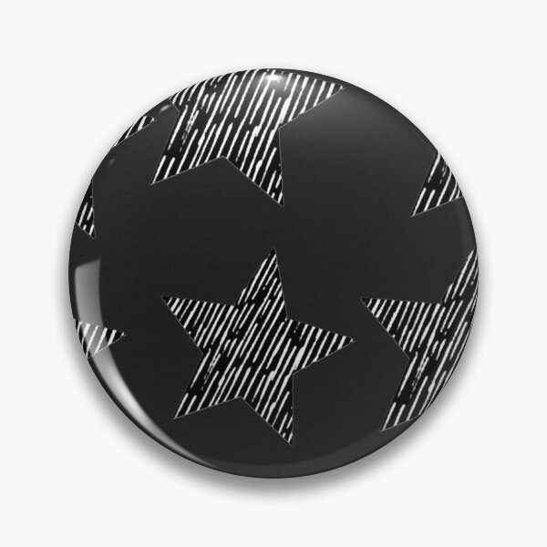 Item preview, Striata Black White Stars Digital Collage designed and sold by Licorice Moon.
