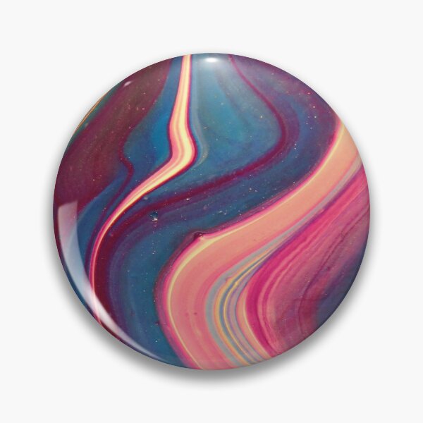 Item preview, Neon Marble Waves, Pink Teal Abstract Fluid Art designed and sold by Prayful.