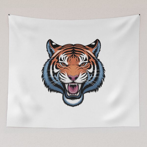 Item preview, Angry Tiger Face Art designed and sold by Knowvhere.