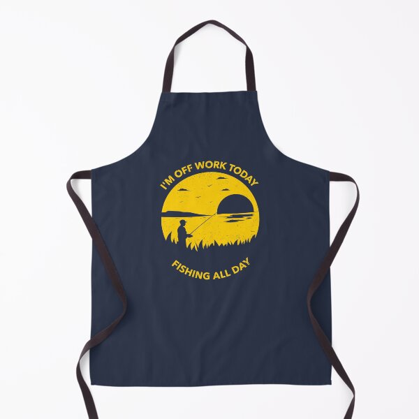 Item preview, I'm Off Work Today Fishing All Day Sunset Angler designed and sold by DesignsVault.