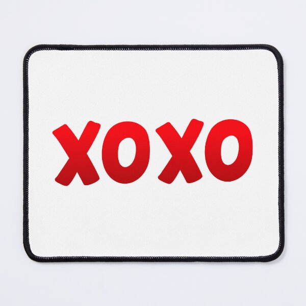 Item preview, XO XO, Red Hugs and Kisses Bold designed and sold by Memes N Lore .