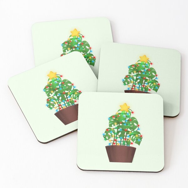 Item preview, The house monstera wants to be dressed fancy for Christmas too! designed and sold by CosmicNCozy.