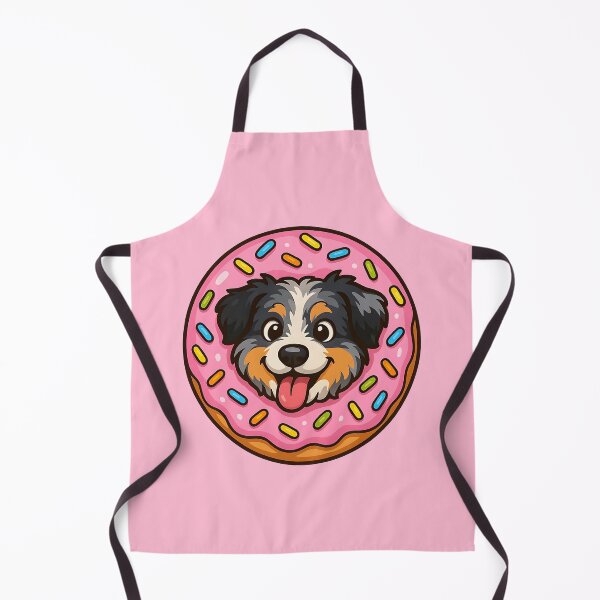 Item preview, Cute Aussie Doodle Dog Inside Pink Donut - Sweet Puppy designed and sold by Balasan.