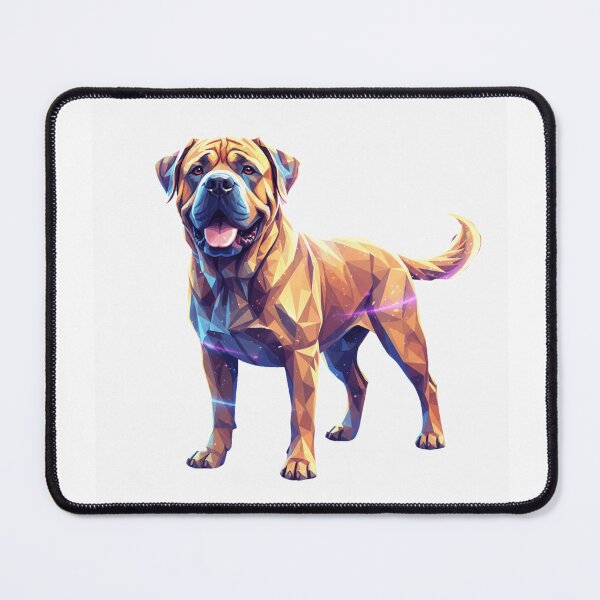 Item preview, Cosmic Bullmastiff Golden Dog Art designed and sold by bsbd-action.