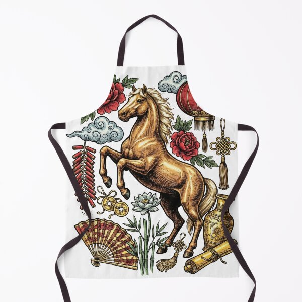 Item preview, Golden Horse of Wealth - 2026 Lunar New Year Art designed and sold by DigitalGlade.