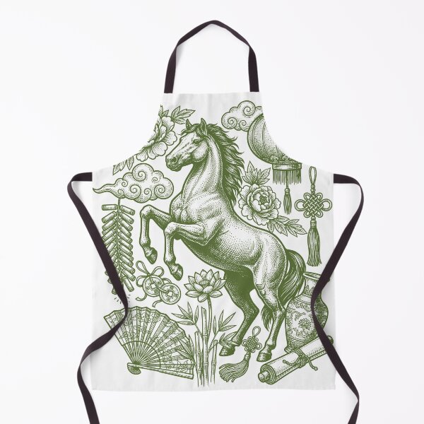 Item preview, Sage Green Year of the Horse - Nature & Harmony Zodiac designed and sold by DigitalGlade.