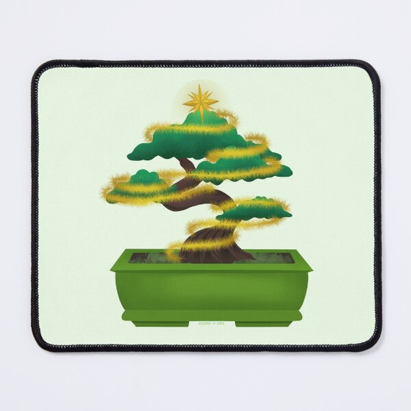 Item preview, The house bonsai wants to be dressed fancy for Christmas too! designed and sold by CosmicNCozy.