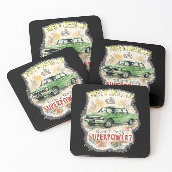 Item preview, I Drive a Classic Car EH Holden Superpower Car Art designed and sold by Michael van der Hoorn.