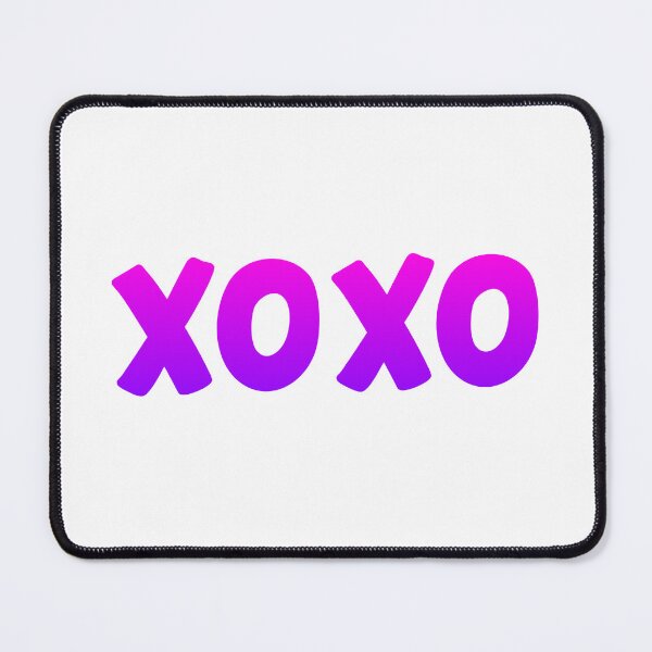 Item preview, XO XO, Pink and Purple Hugs and Kisses Bold designed and sold by Memes N Lore .