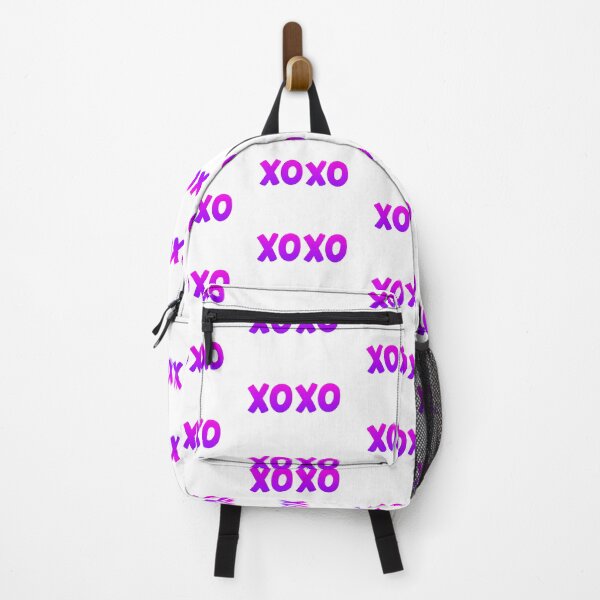 Item preview, XO XO, Pink and Purple Hugs and Kisses Bold designed and sold by Memes N Lore .