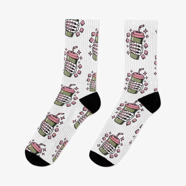 Item preview, Skeleton Hand Holding Coffee Cup – Spooky Cute Caffeine Art designed and sold by Horrify.