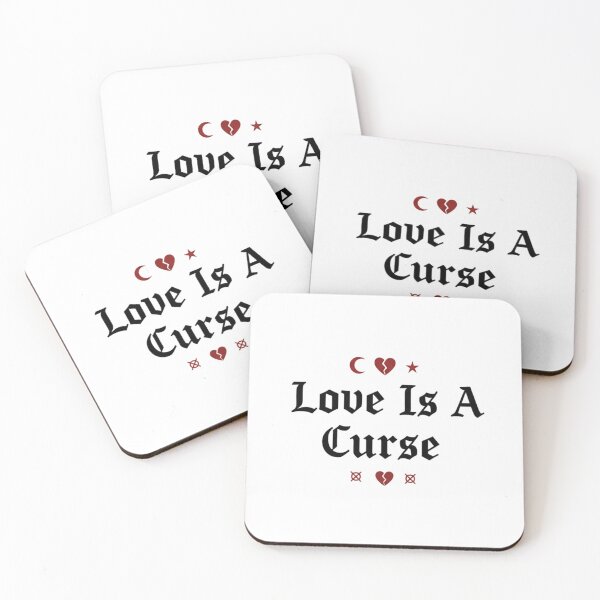 Artikelvorschau, Love Is A Curse – Anti Love | NO ROMANCE CLUB™ entworfen und verkauft von ReVibe-Studio.