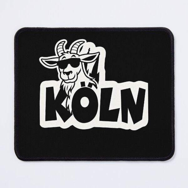 Item preview, Cologne lettering with goat and Cologne Cathedral designed and sold by LayersDesign.