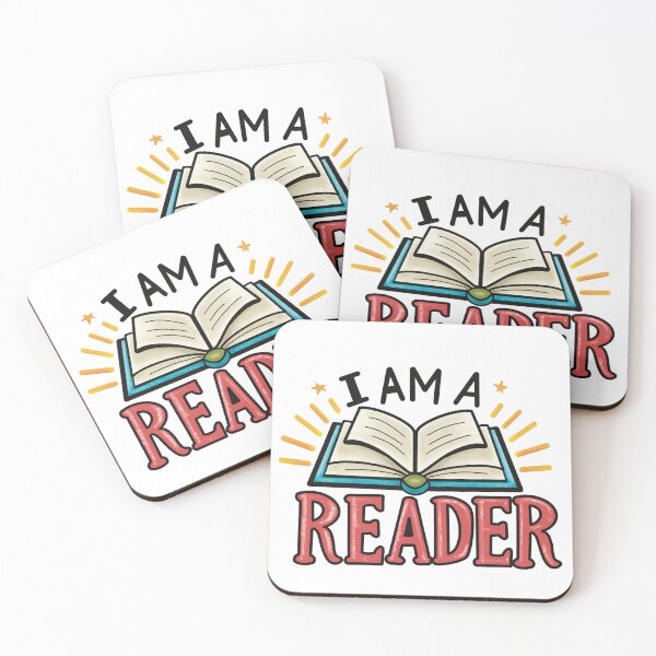 Item preview, I Am a Reader Book Lover Quote with Open Book designed and sold by Chytanka.