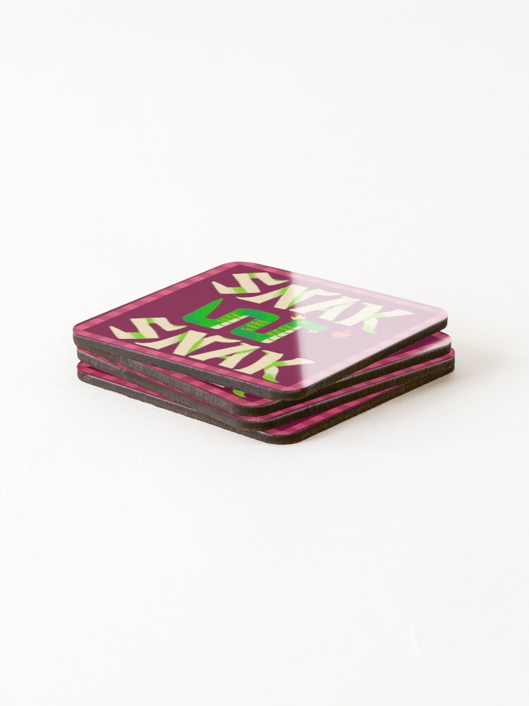 Thumbnail 4 of 5, Coasters (Set of 4), Snake Snacks designed and sold by InPBo.