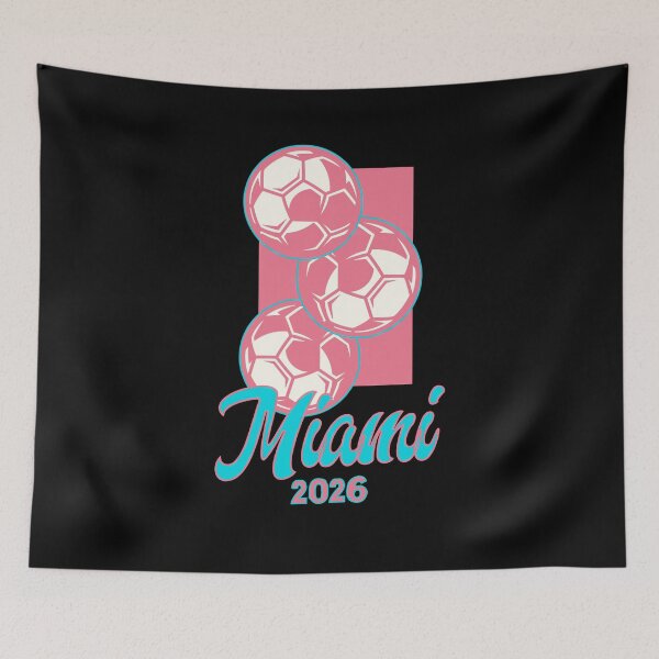 Item preview,  Miami Soccer 2026 Host City - Florida International Fan Art designed and sold by gomofo1974.