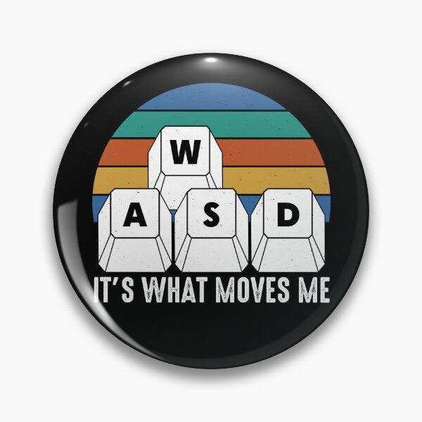 Item preview, WASD It's What Moves Me - PC Gamer designed and sold by gunaone-design.