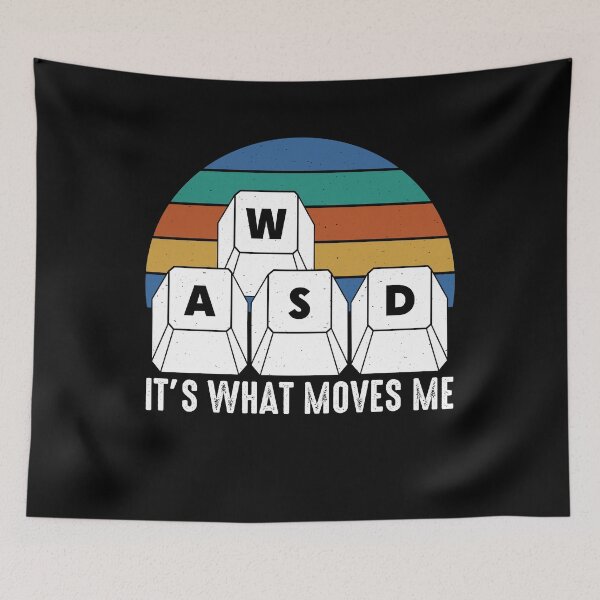 Item preview, WASD It's What Moves Me - PC Gamer designed and sold by gunaone-design.