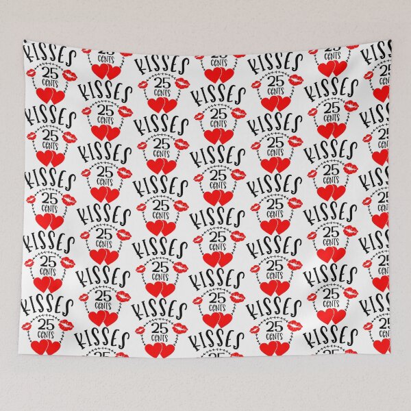 Item preview, Kisses 25 Cents: Vintage Valentine Booth designed and sold by Polarisofficial.