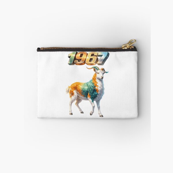 Item preview, 1967YearoftheGoatEasternZodiacCreativityHarmonyDesign designed and sold by AlexLineArt.