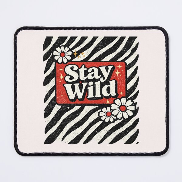 Item preview, Stay Wild Zebra Shirt – Bold Pattern Graphic Tee with Retro Flowers, Trendy Statement Streetwear, Fun Aesthetic Gift designed and sold by masteryStore.