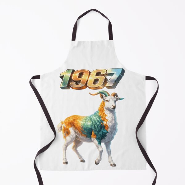 Item preview, 1967YearoftheGoatEasternZodiacCreativityHarmonyDesign designed and sold by AlexLineArt.