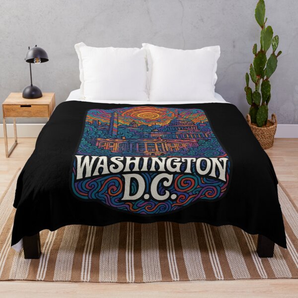 Item preview, Washington DC Psychedelic Trippy Art designed and sold by TomFrontierArt.