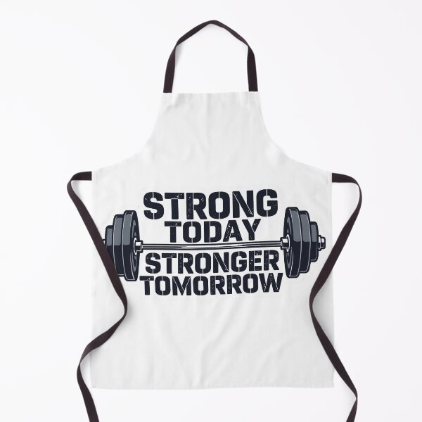Item preview, Strong Today, Stronger Tomorrow – Motivational Fitness Quote designed and sold by MustXop.