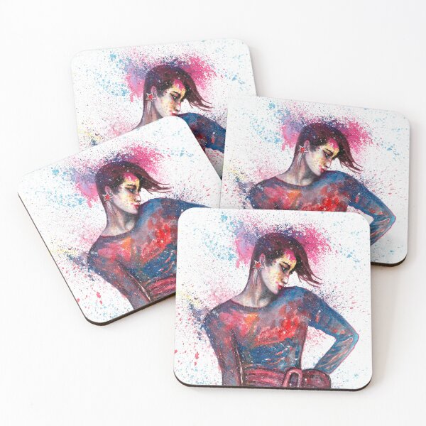 Item preview, Fashion woman watercolor art deco  designed and sold by Natart1004.