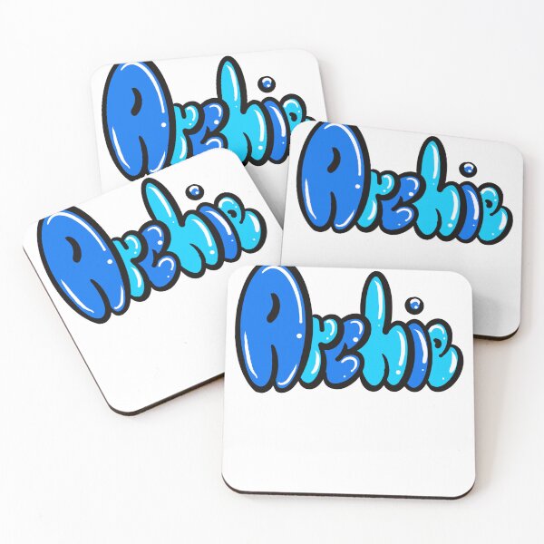 Item preview, Archie name in blue graffiti calligraphy Top 10 best personalized gifts for boys and men named Archie designed and sold by Artonmytee.