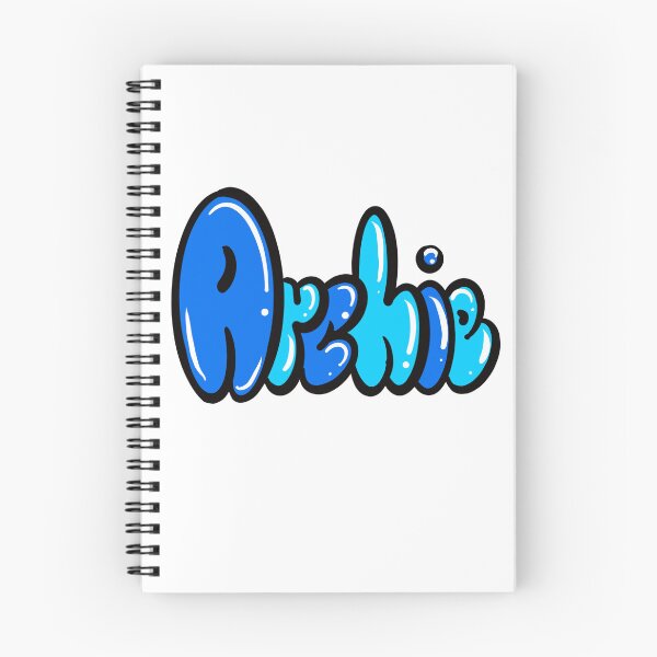 Item preview, Archie name in blue graffiti calligraphy Top 10 best personalized gifts for boys and men named Archie designed and sold by Artonmytee.