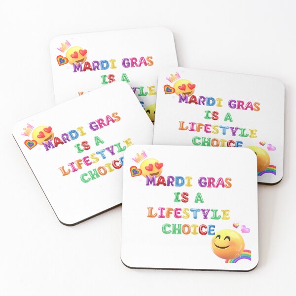 Item preview, ✴️MARDI GRAS IS A LIFESTYLE CHOICE✴️ designed and sold by WheelieGdArt.