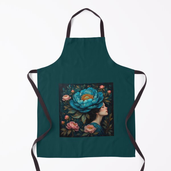 Item preview, A girl with a peony flower on her head. designed and sold by Natalia-Vlad.