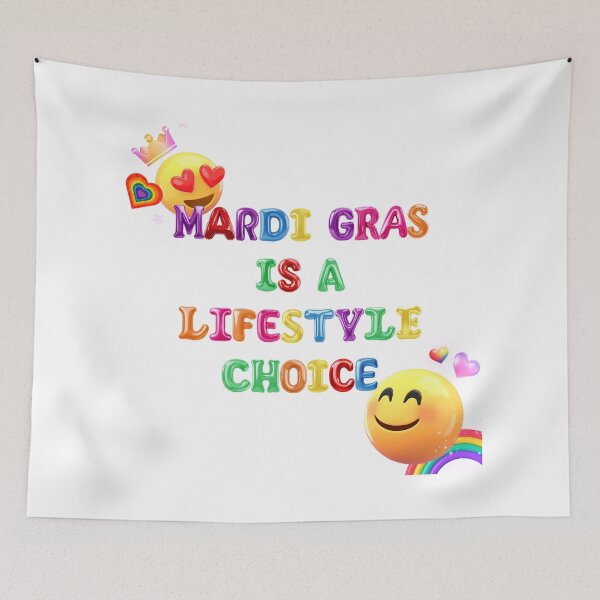 Item preview, ✴️MARDI GRAS IS A LIFESTYLE CHOICE✴️ designed and sold by WheelieGdArt.