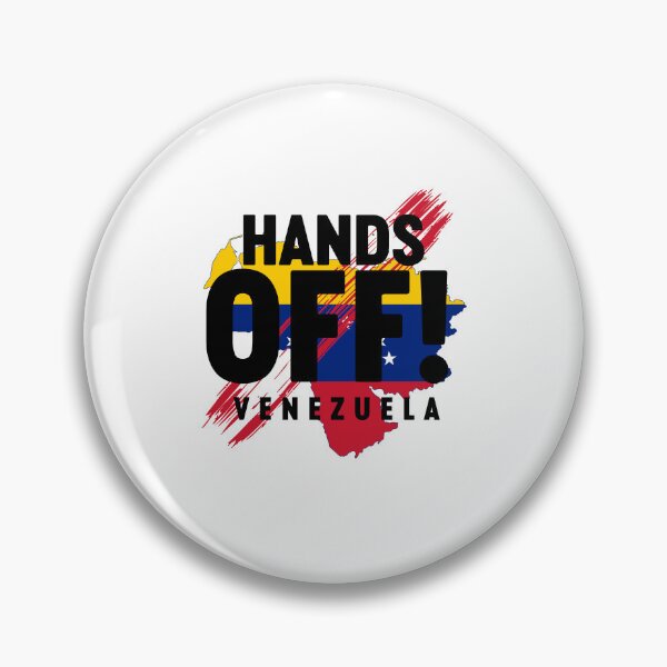 Item preview, Hands Off Venezuela Protest Statement Anti Intervention Message designed and sold by gunaone-design.
